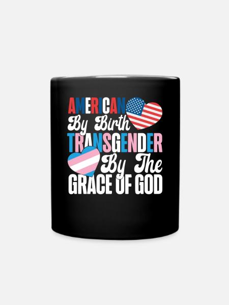 Transgender Trans LGBT Pride - Tasse einfarbig - Schwarz