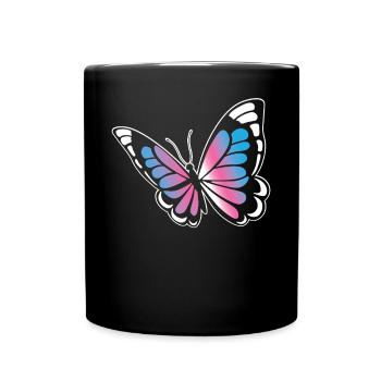 Transgender Trans LGBT Pride - Tasse einfarbig - Schwarz - Vorne