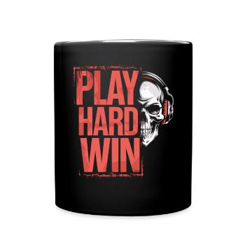 Style gamer avec crâne - Mug uni - noir - Devant