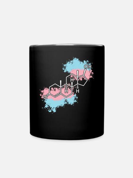 Transgender Trans LGBT Pride - Tasse einfarbig - Schwarz