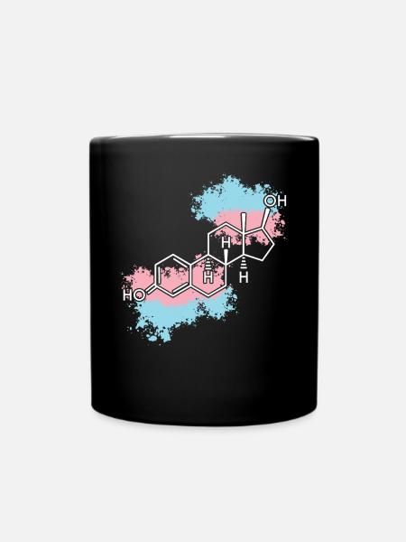Fierté LGBT transgenre - Mug uni - noir