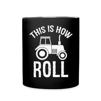 this is how roll - Full Colour Mug - black - Front