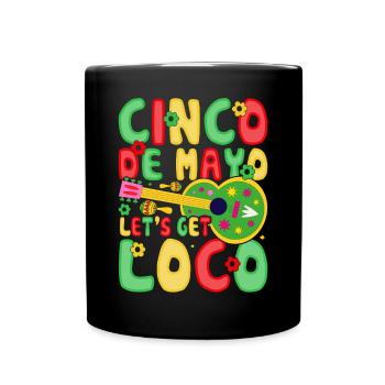 Cinco De Mayo - Mug uni - noir - Devant