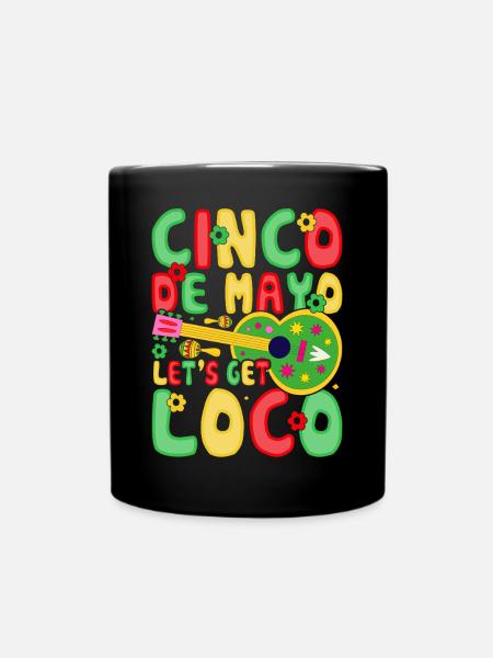 Cinco De Mayo - Tasse einfarbig - Schwarz