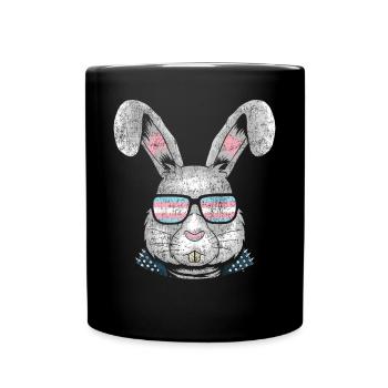 Transgender Trans LGBT Pride - Full Colour Mug - black - Front