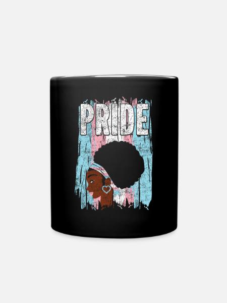 Transgender Trans LGBT Pride - Tasse einfarbig - Schwarz