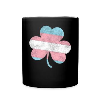 Fierté LGBT transgenre - Mug uni - noir - Devant