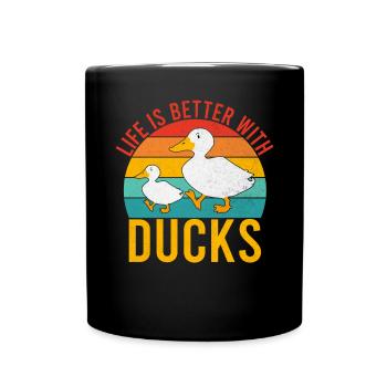 Cadeaux de canard pour les amateurs de canard - Mug uni - noir - Devant