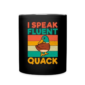Cadeaux de canard pour les amateurs de canard - Mug uni - noir - Devant