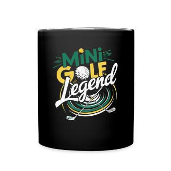 Golf legend - for all those who love the course - Full Colour Mug - black - Front
