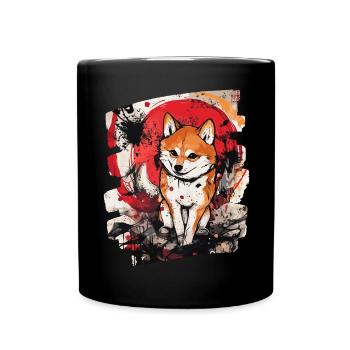 Shiba Inu - Mug uni - noir - Devant