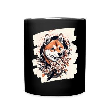 Shiba Inu - Mug uni - noir - Devant