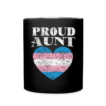Fierté LGBT transgenre - Mug uni - noir - Devant