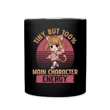 Anime Chibi Kawaii - Full Colour Mug - black - Front