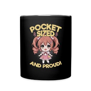 Anime Chibi Kawaii - Full Colour Mug - black - Front