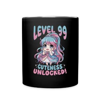 Anime Chibi Kawaii - Full Colour Mug - black - Front