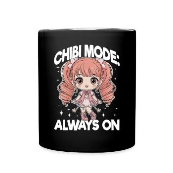 Anime Chibi Kawaii - Full Colour Mug - black - Front