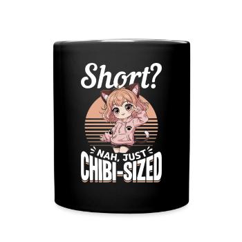 Anime Chibi Kawaii - Full Colour Mug - black - Front