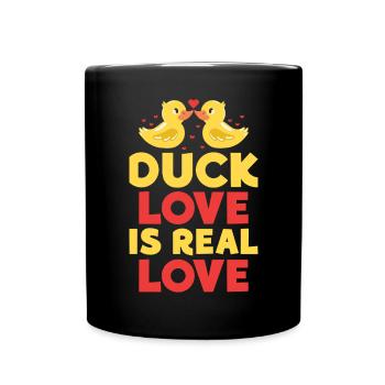 Duck Gifts for Duck Lovers - Full Colour Mug - black - Front