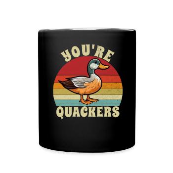 Duck Gifts for Duck Lovers - Full Colour Mug - black - Front