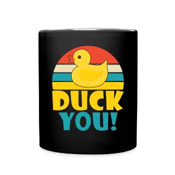 Duck Gifts for Duck Lovers - Tasse einfarbig - Schwarz - Vorne
