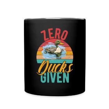 Duck Gifts for Duck Lovers - Full Colour Mug - black - Front