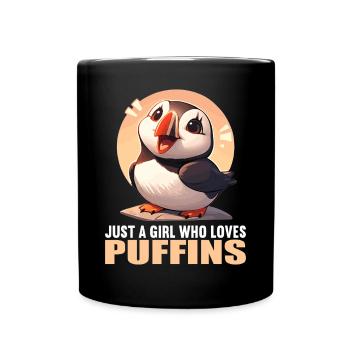 Puffin - Full Colour Mug - black - Front