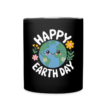 Jour de la Terre - Mug uni - noir - Devant