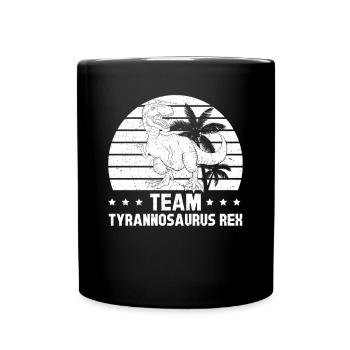 Équipe Tyrannosaurus Rex - Dinosaure Drôle Dino - Mug uni - noir - Devant