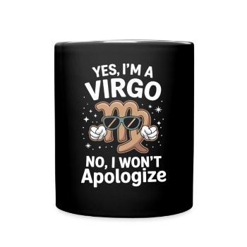 Chemise Virgo Zodiac Statement - Mug uni - noir - Devant