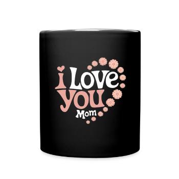 Fête des mères Maman Chère maman maman disant - Mug uni - noir - Devant