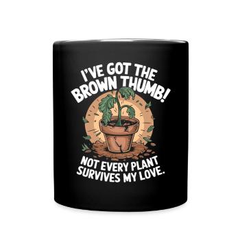 Chemise phytosanitaire avec humour - Mug uni - noir - Devant