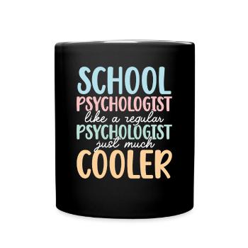 Psychologue scolaire Psychologie scolaire - Mug uni - noir - Devant