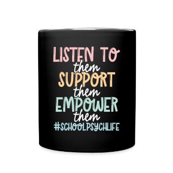 Psychologue scolaire Psychologie scolaire - Mug uni - noir - Devant