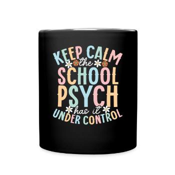 Psychologue scolaire Psychologie scolaire - Mug uni - noir - Devant