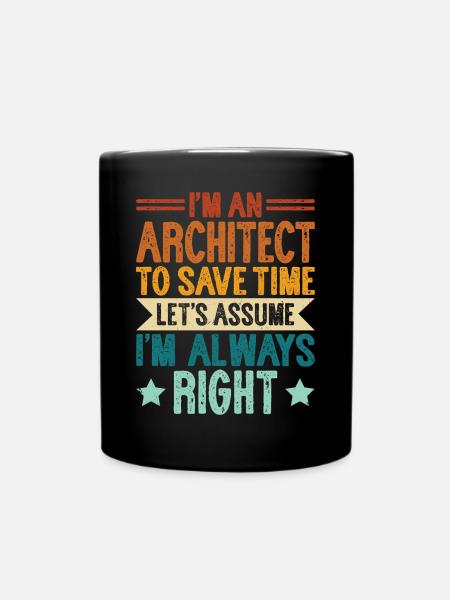 Architecte - Mug uni - noir