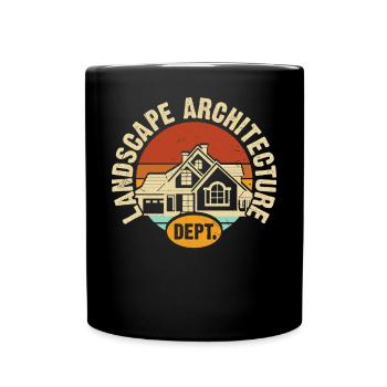 Architecte - Mug uni - noir - Devant