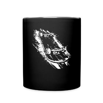Skateboard - Full Colour Mug - black - Front