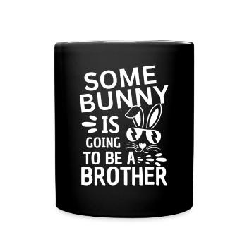 Drôle de frère disant Pâques - Mug uni - noir - Devant