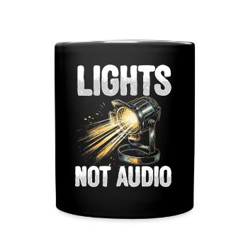 Lighting technician Lighting technician Lighting technology - Full Colour Mug - black - Front