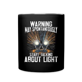 Lighting Technician Lighting Technician Lighting Technology - Full Colour Mug - black - Front