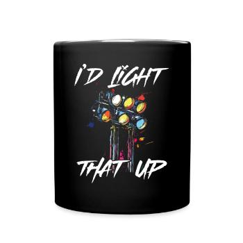 Lighting technician Lighting technician Lighting technology - Full Colour Mug - black - Front