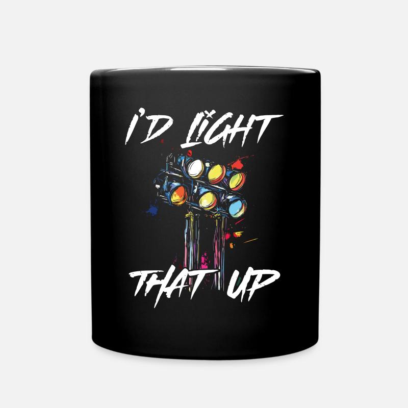 Lighting technician Lighting technician Lighting technology - Full Colour Mug - black