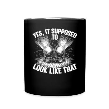 Lighting Technician Lighting Technician Lighting Technology - Full Colour Mug - black - Front