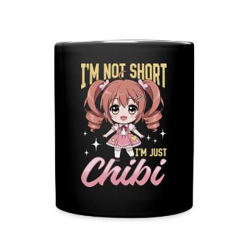 Anime Chibi Kawaii - Full Colour Mug - black - Front