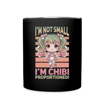 Anime Chibi Kawaii - Full Colour Mug - black - Front