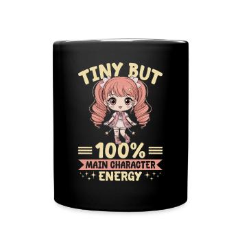 Anime Chibi Kawaii - Full Colour Mug - black - Front