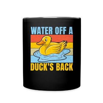 Duck Gifts for Duck Lovers - Full Colour Mug - black - Front
