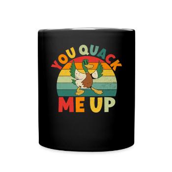 Duck Gifts for Duck Lovers - Full Colour Mug - black - Front