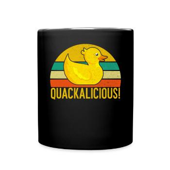 Duck Gifts for Duck Lovers - Full Colour Mug - black - Front